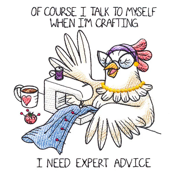 Of Course I Talk To Myself Chicken - Image 5