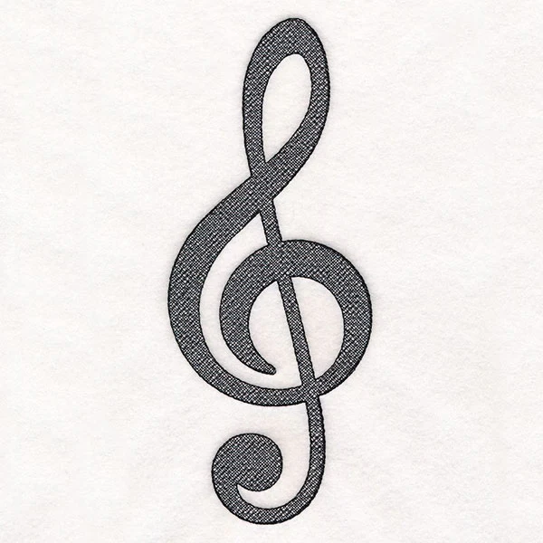 Of Note Treble Clef (Embossed) - Image 8