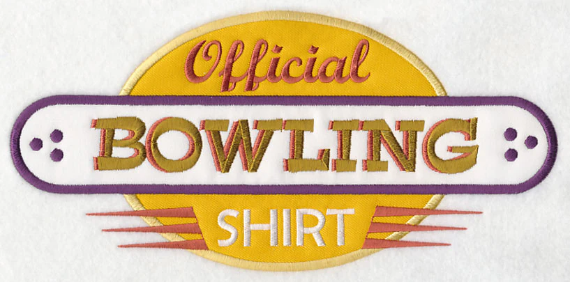 Official Bowling Shirt (Applique) - Image 6