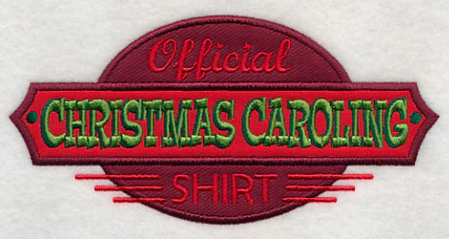 Official Christmas Caroling Shirt (Applique) - Image 4