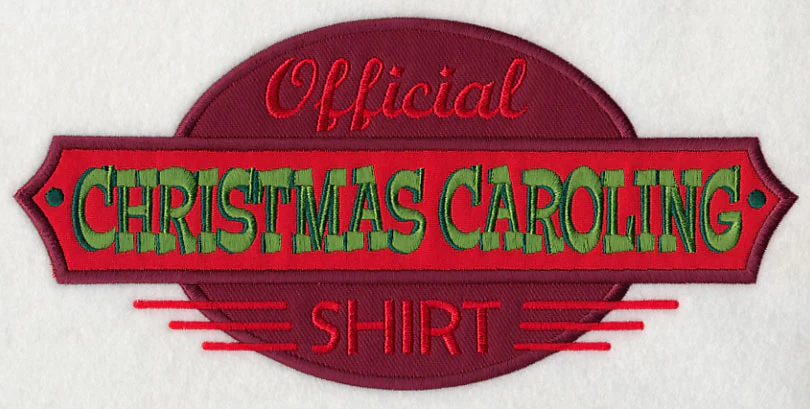Official Christmas Caroling Shirt (Applique) - Image 6