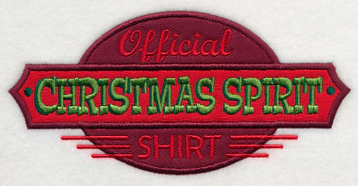 Official Christmas Spirit Shirt (Applique) - Image 4