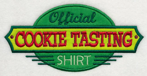 Official Cookie Tasting Shirt (Applique) - Image 4