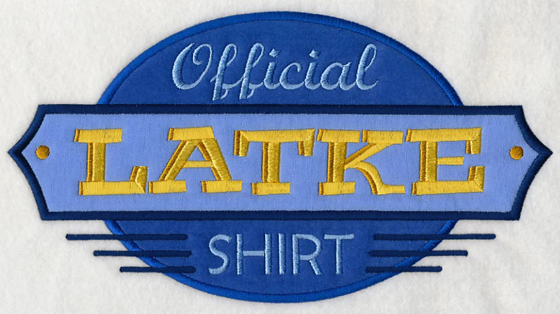 Official Latke Shirt (Applique) - Image 6