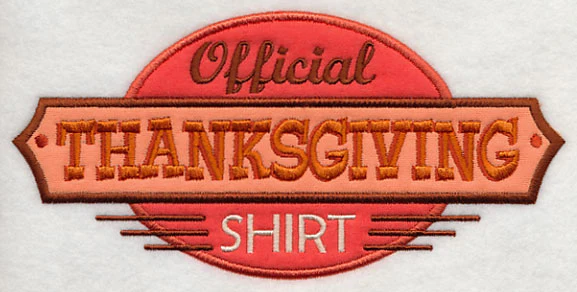 Official Thanksgiving Shirt (Applique) - Image 3