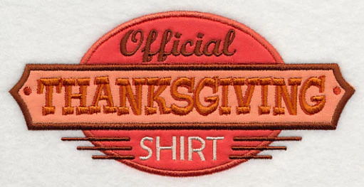Official Thanksgiving Shirt (Applique) - Image 4