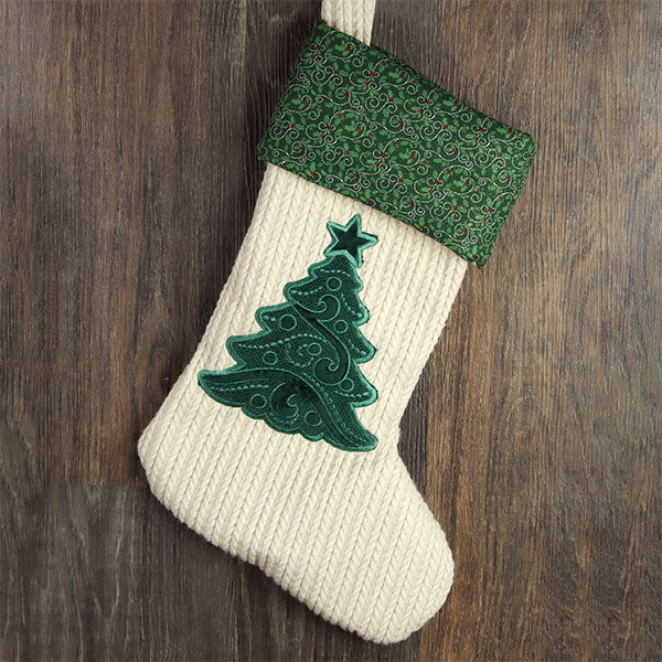Oh Christmas Tree (Applique) (Embossed) - Image 2