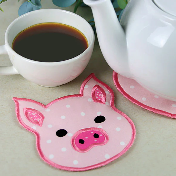 Oink Oink Pig Trivet (In-the-Hoop) - Image 6