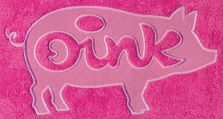 Oink Pig (Embossed)