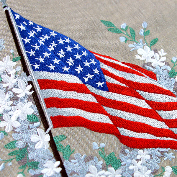 Old Glory Flag and Blooms - Image 4