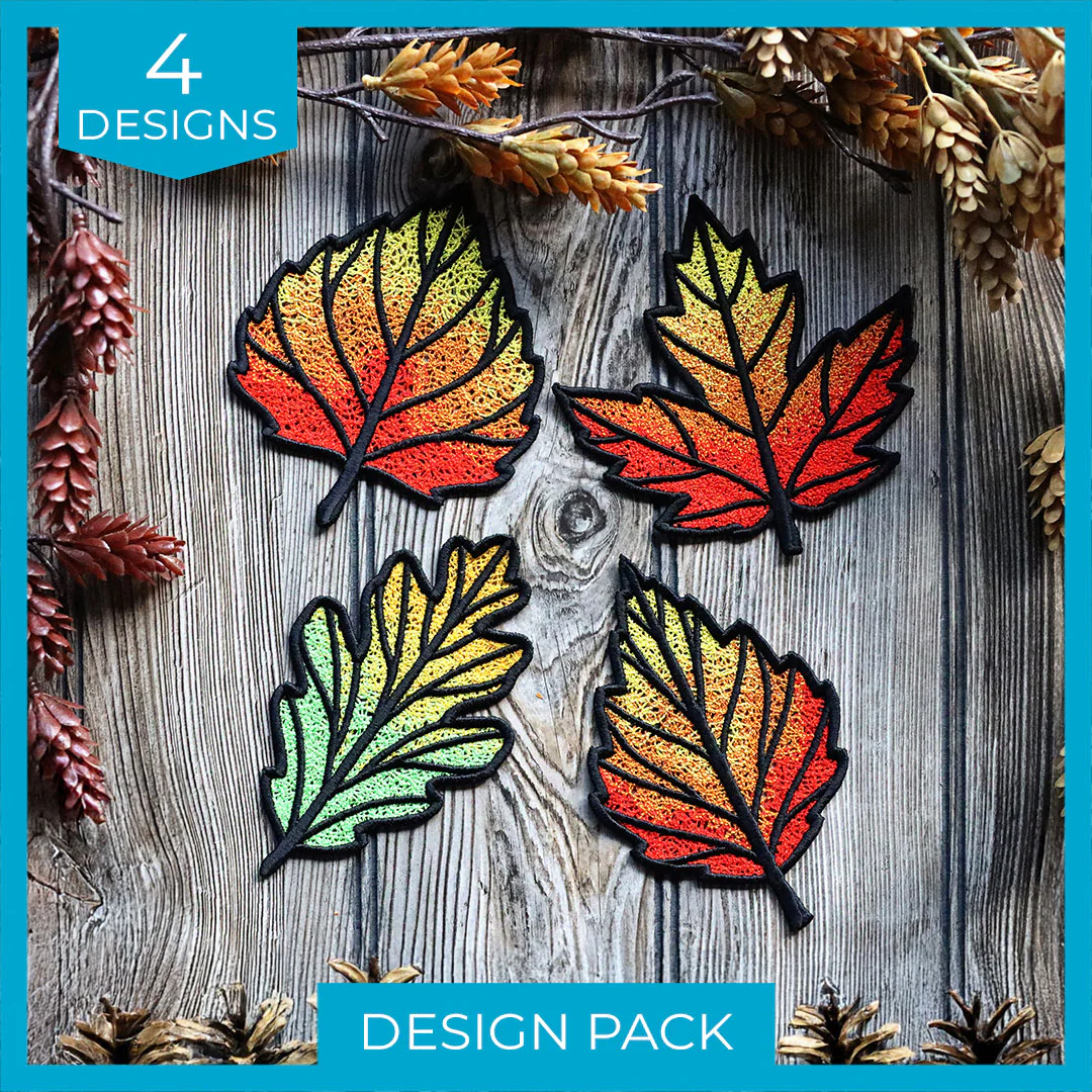 Ombre Delights Leaves (Lace) Design Pack - Image 5