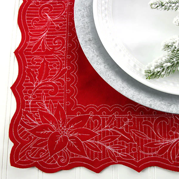 On the Edge of Beauty Christmas Border - Image 3