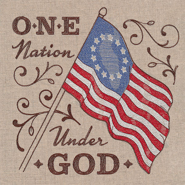 One Nation Under God Colonial Flag - Image 5