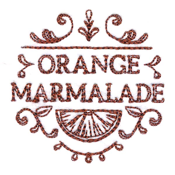 Orange Marmalade Jar Topper - Image 2