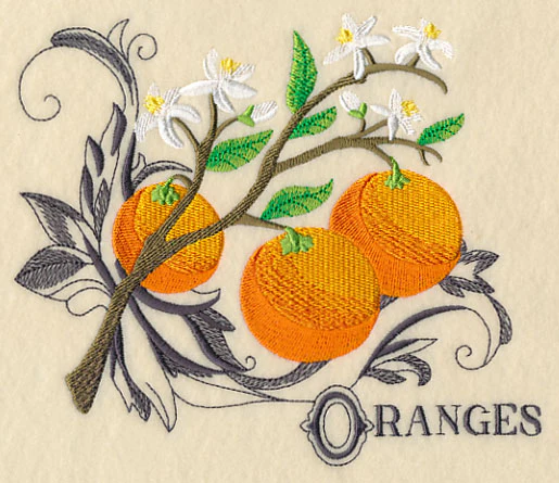 Oranges and Baroque Flourish - Image 2