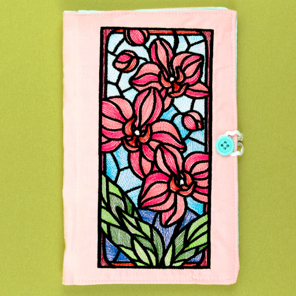 Orchid Stained Glass Panel - Image 14