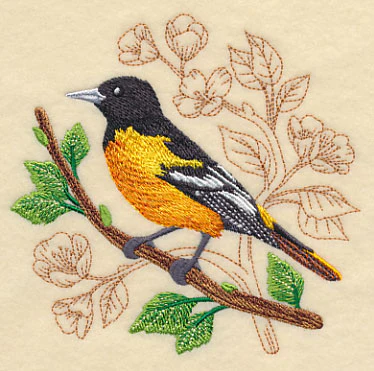 Oriole with Delicate Branches - Image 3