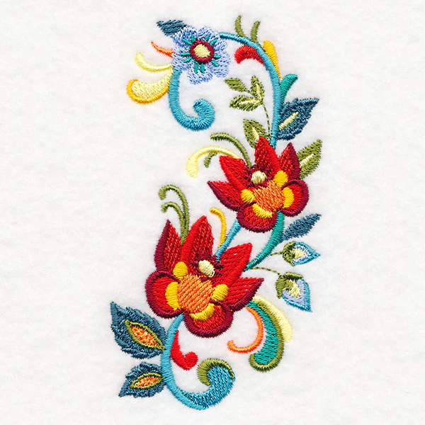 Ornate Rosemaling Spray - Image 5