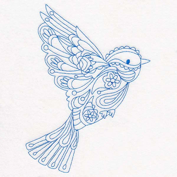 Paisley Animals - Bluebird - Image 2