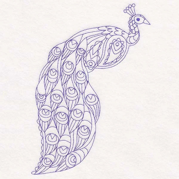 Paisley Animals - Peacock - Image 2