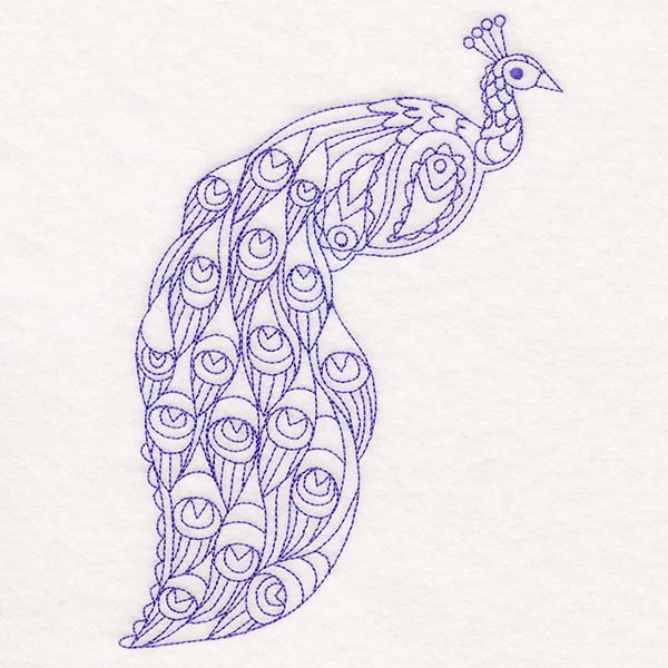 Paisley Animals - Peacock - Image 3