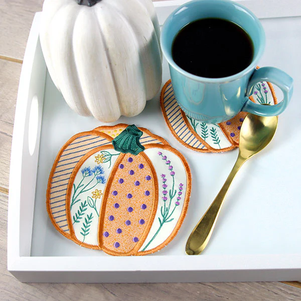 Patchwork Pumpkin Trivet (In-the-Hoop) - Image 6