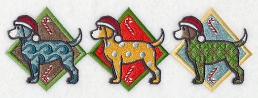 Patterned Beagle Triptych - Image 4