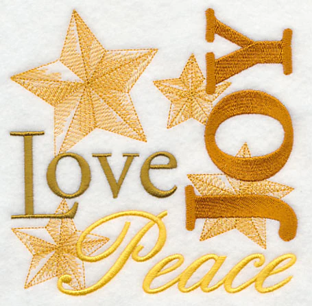Peace Love Joy Christmas Square - Image 14