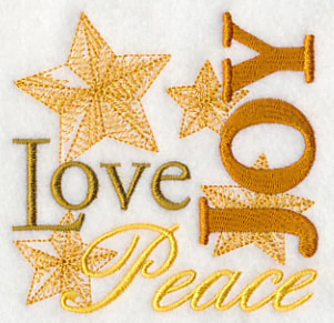 Peace Love Joy Christmas Square - Image 19