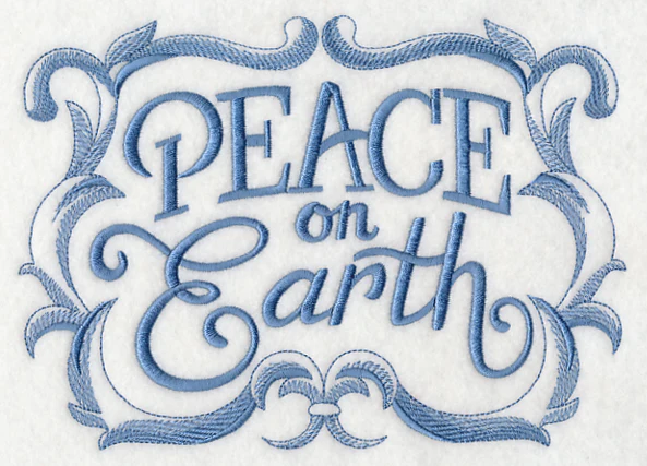 Peace on Earth with Baroque Flourish - Image 3