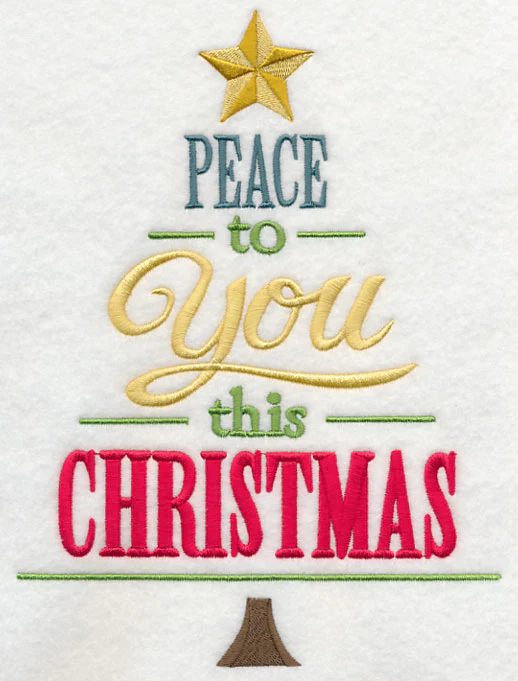 Peace to You Christmas Tree