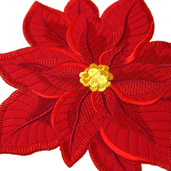 Peaceful Poinsettia (Heirloom Applique) - Image 8