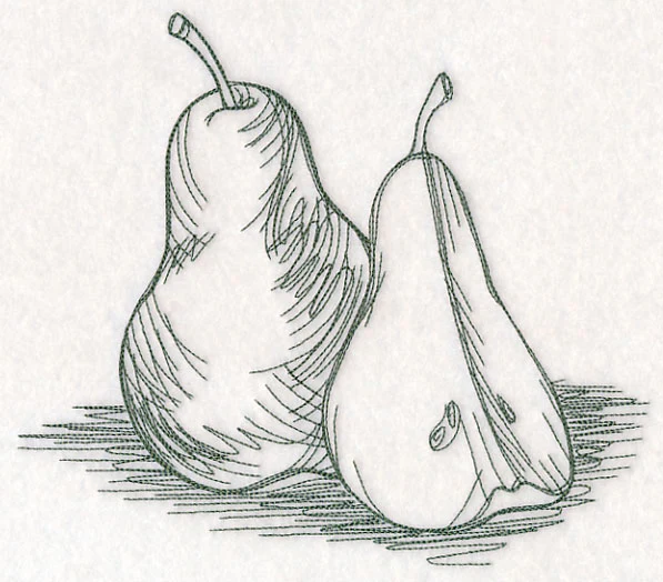 Pear Etching