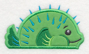 Peeking Blowfish (Applique) - Image 3
