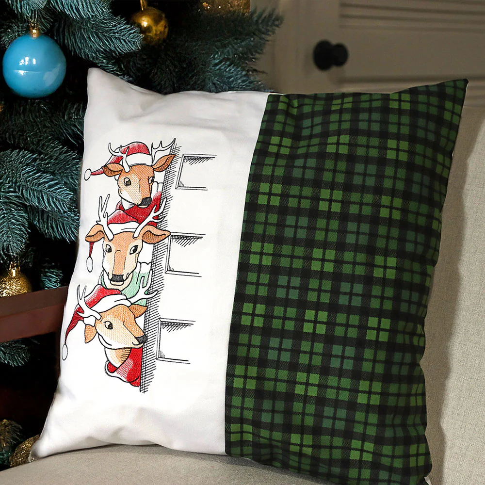 Peeking Christmas Reindeer Stack - Image 6
