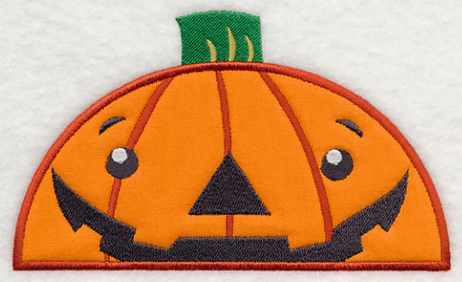 Peeking Jack-o-Lantern (Applique) - Image 2
