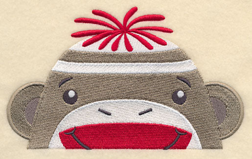 Peeking Sock Monkey (Boy) - Image 2