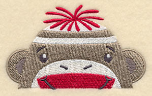 Peeking Sock Monkey (Boy) - Image 3