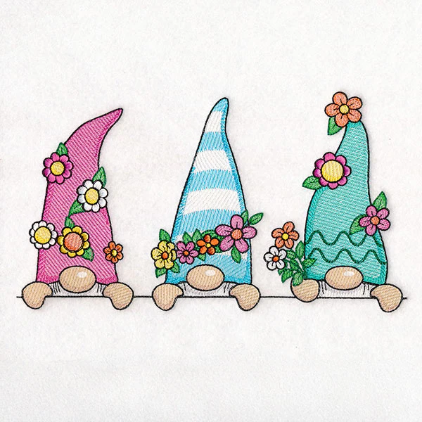 Peeking Spring Gnome Trio - Image 5