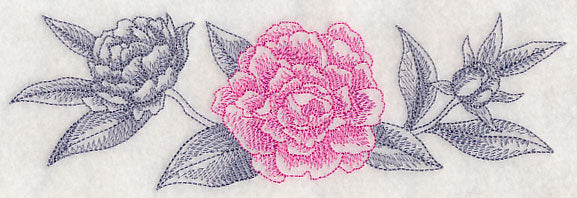 Peony Border (Toile) - Image 3