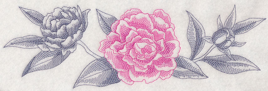 Peony Border (Toile) - Image 5