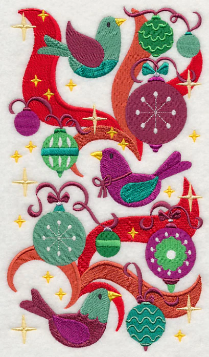 Perched in Ornaments - Christmas Birds Medley - Image 2