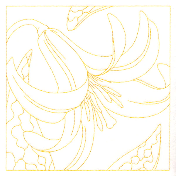 Perfect Petals Quilting - Trout Lily (Double Run)