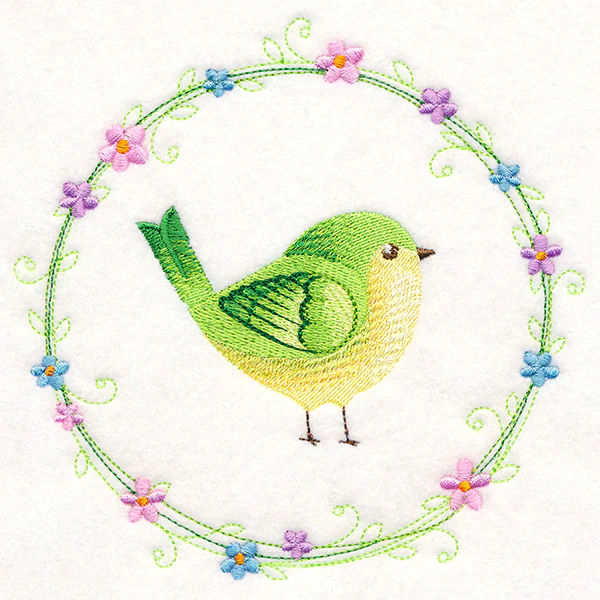 Peridot Bird Wreath - Image 3