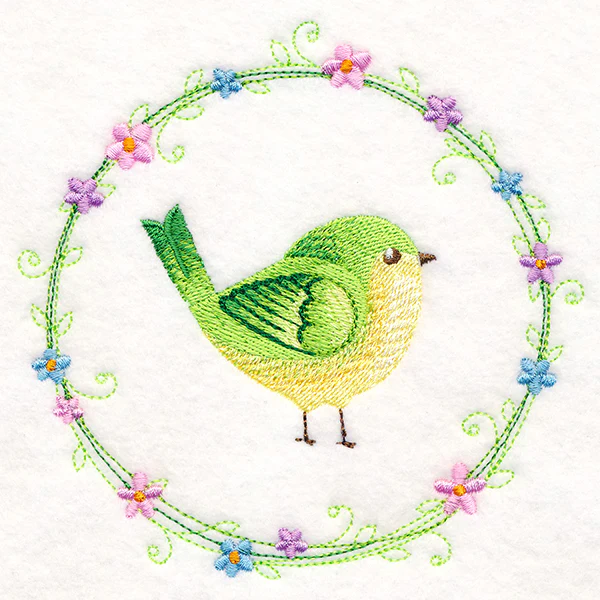 Peridot Bird Wreath - Image 4