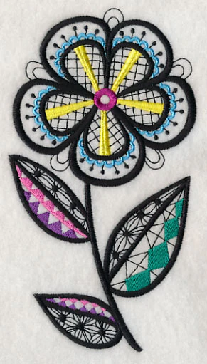 Petal Profusion (Blackwork) - Image 4