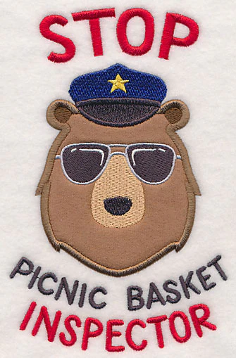 Picnic Basket Inspector (Applique) - Image 2