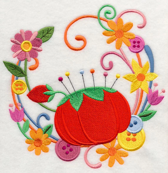 Pincushion & Petals Wreath - Image 6