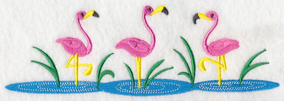 Pink Flamingo Border - Image 2