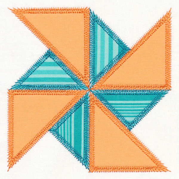 Pinwheel Quilt Block (In-the-Hoop) - Image 3